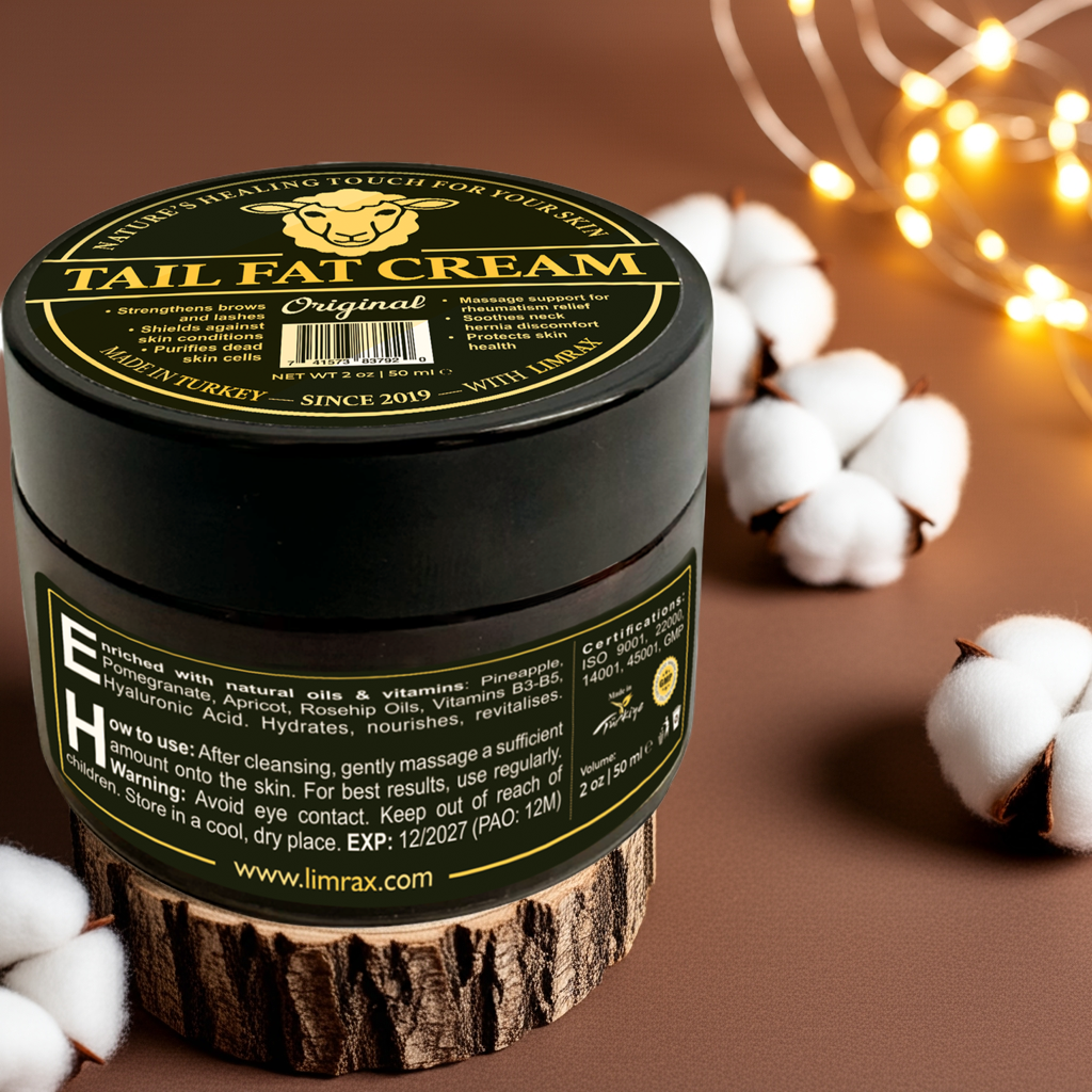LIMRAX Tail Fat Cream – Natural Anti-Aging & Moisturizing Skincare, 50 ml